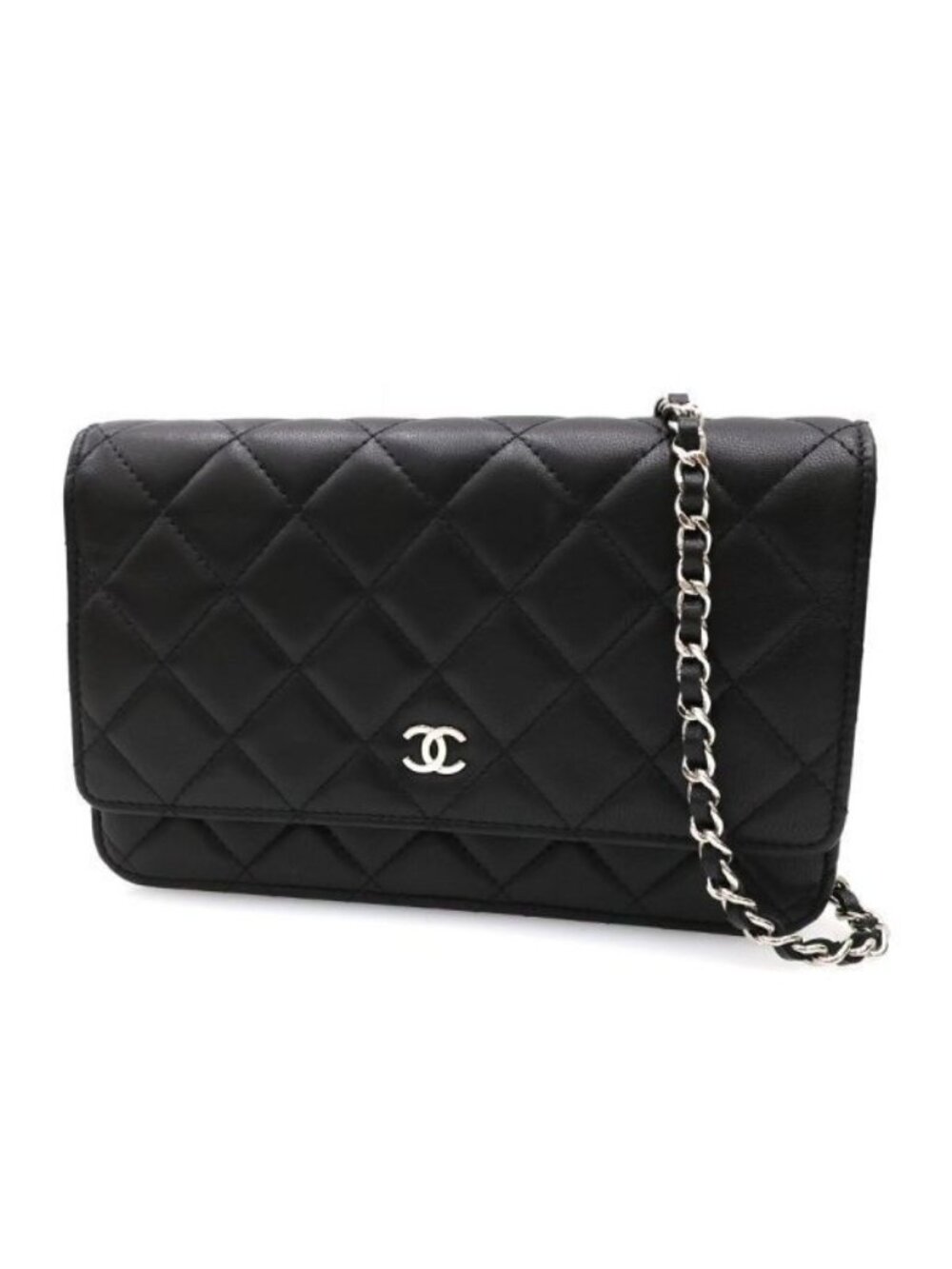 Chanel Quilted Chain Wallet Shoulder Bag
